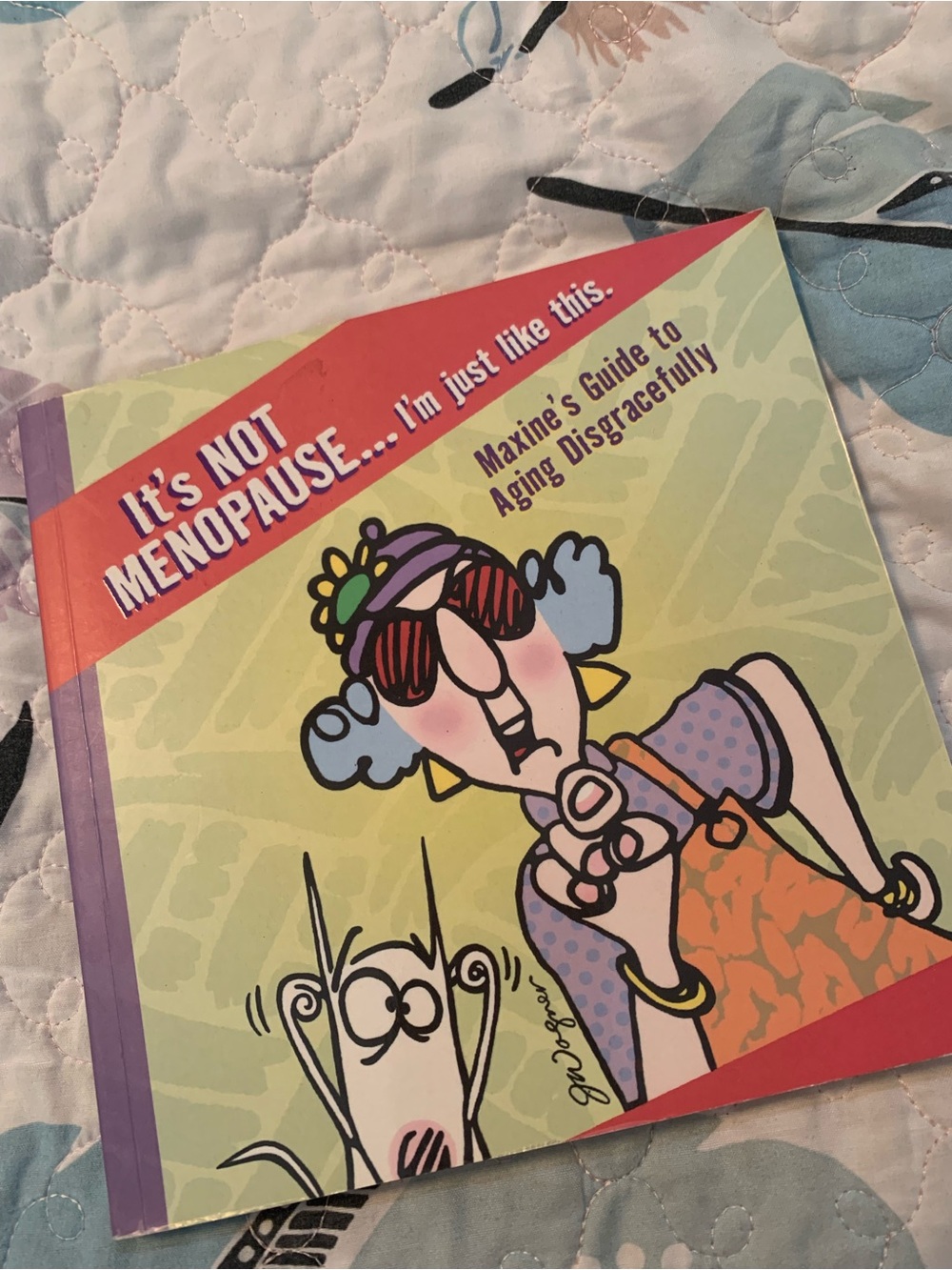 Maxine of Hollywood Illustrated Book in Green, Purple, Red and Orange